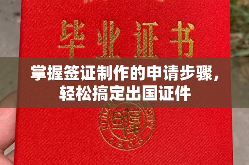 交城掌握签证制作的申请步骤，轻松搞定出国证件
